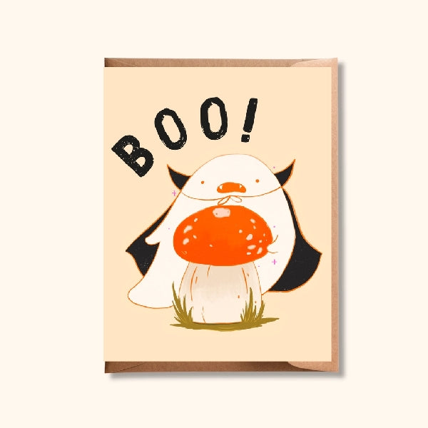 Vampire Ghost Halloween Card