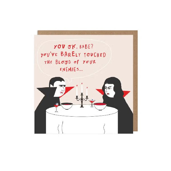 Vampires Humour Card