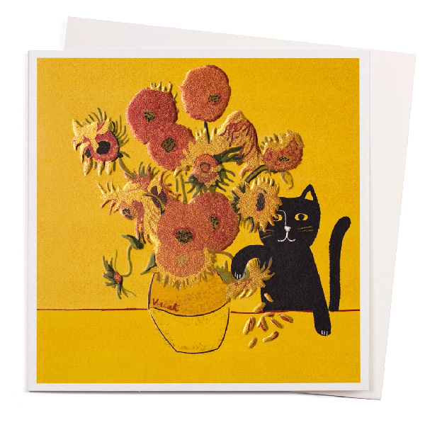 Vincent's Cat Blank Humor Card