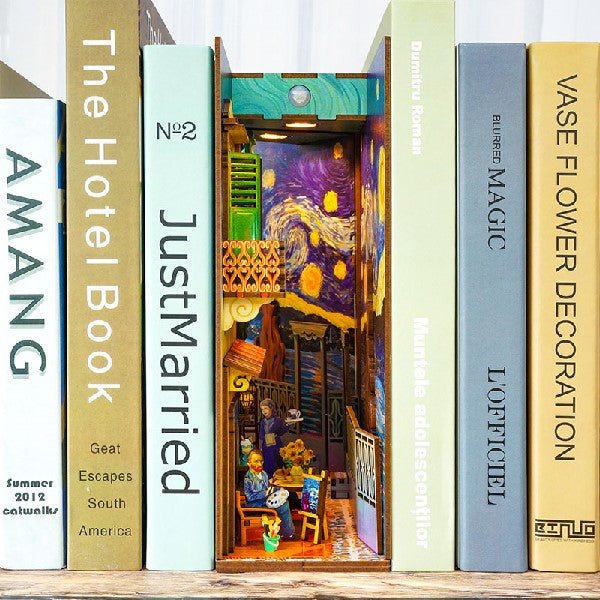 DIY Miniature Book Nook Kit | Vincent's World