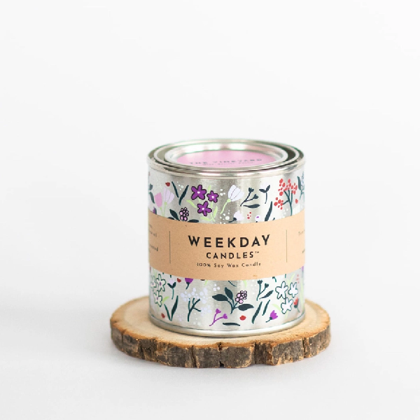 Weekday Candles Pain Tin Candle | The Vineyard