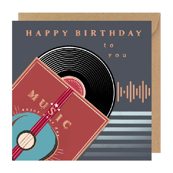 Music Birthday Card