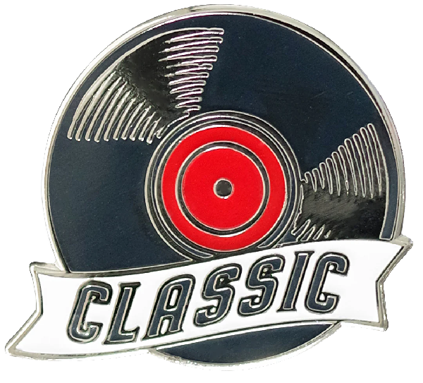 Classic Vinyl Enamel Pin | Peter Pauper Press | The Gifted Type