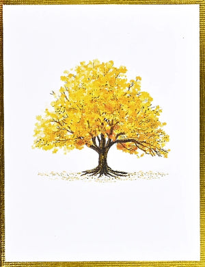 Premium Watercolour Trees Blank Notecards