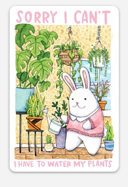 Plant Bunny Sticker