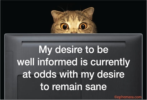 My Desire To Be Well Informed Magnet