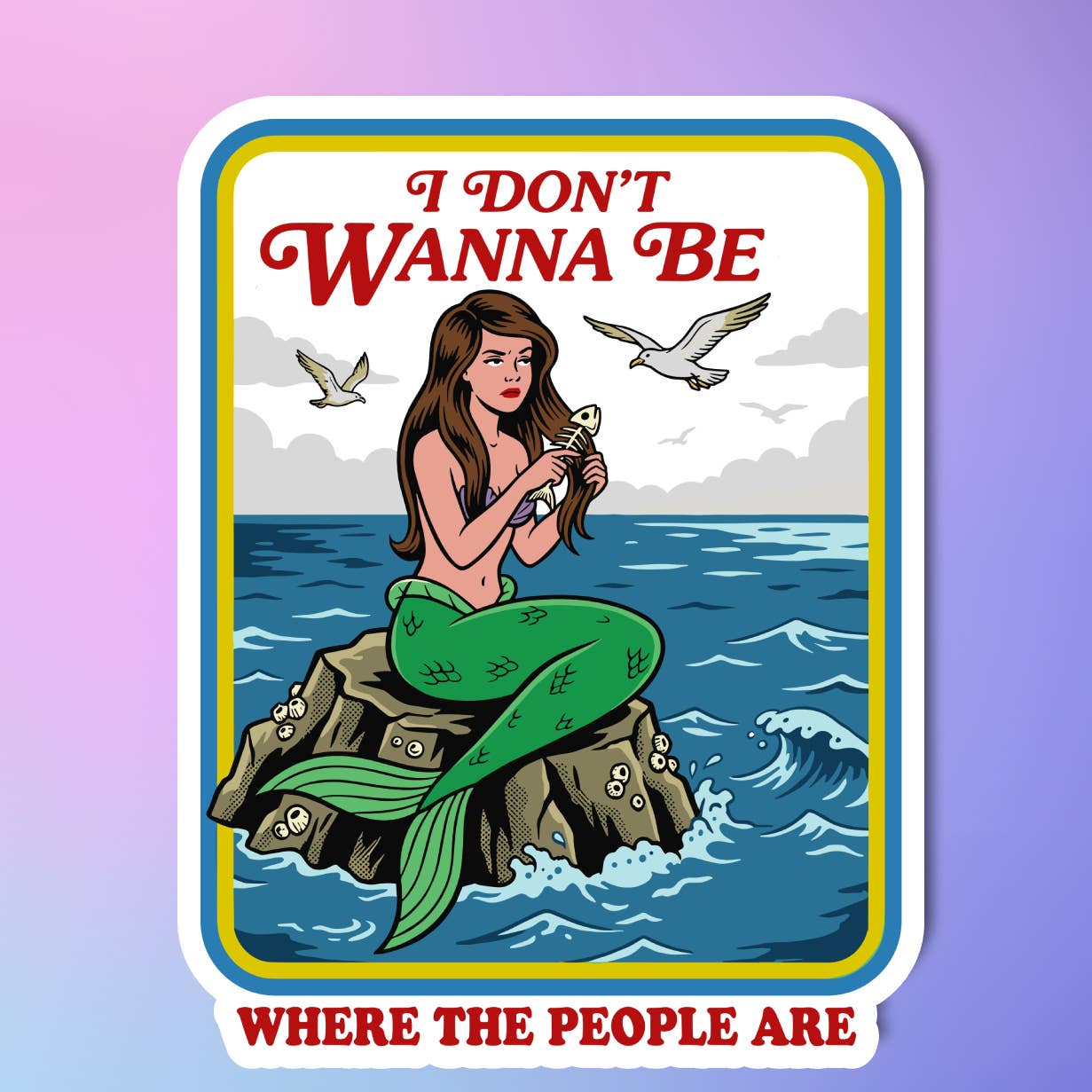 Where The People Aren't Sticker