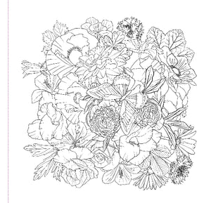 Wildflowers Colouring Book