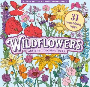Wildflowers Colouring Book