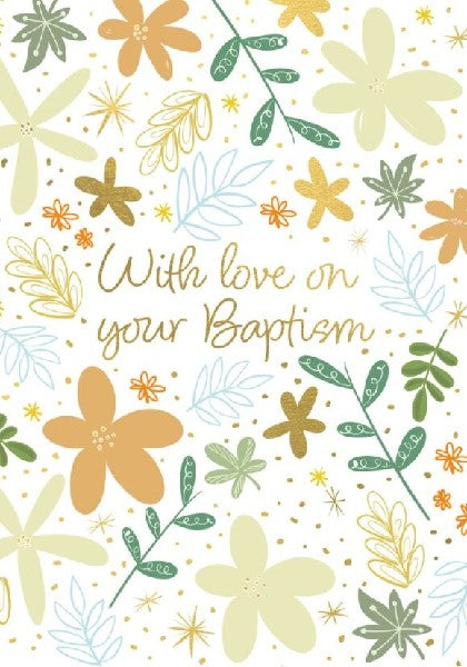 With Love Baptism Card