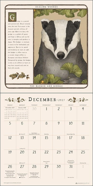 2027 Woodland Wardens Monthly Wall Calendar