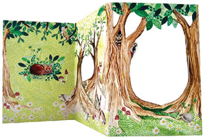 Woodland Fox Blank Art Card