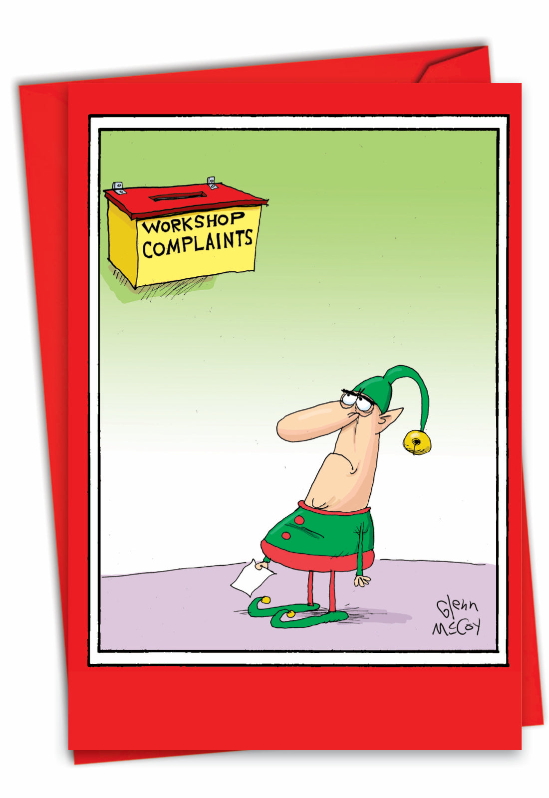Workshop Complaints Christmas Card
