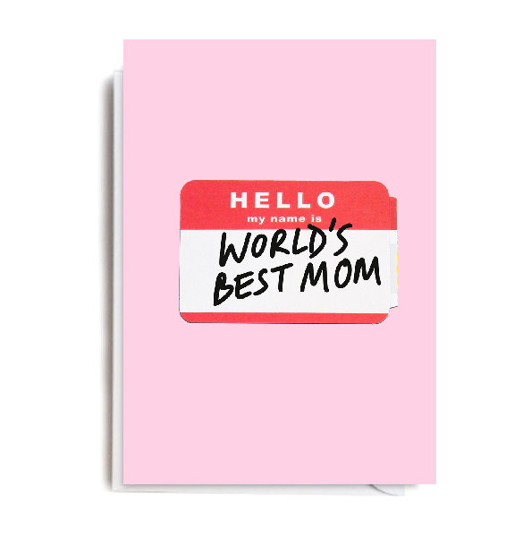 World's Best Mom Mother's Day Card