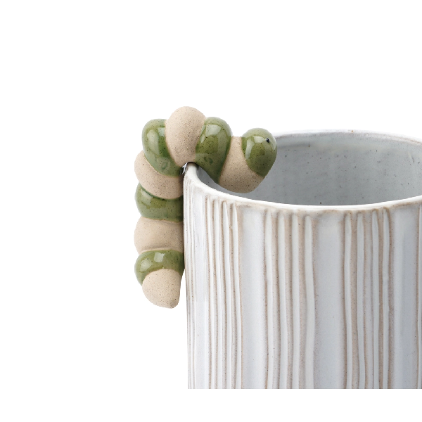 Ceramic Worm Plant Pot Hanger