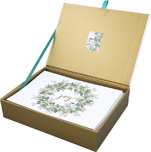 Wreath Of Joy Boxed Holiday Cards | Set of 20