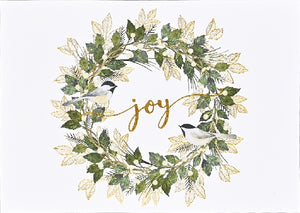 Wreath Of Joy Boxed Holiday Cards | Set of 20