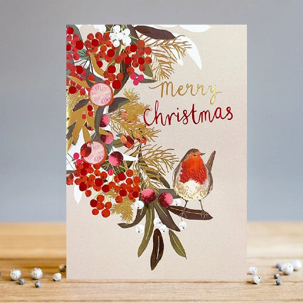 Merry Christmas Robin Christmas Card