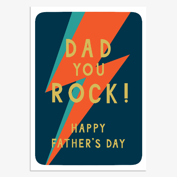 You Rock Father's Day Card