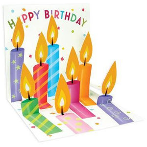 Birthday Candles Pop Up Birthday Card
