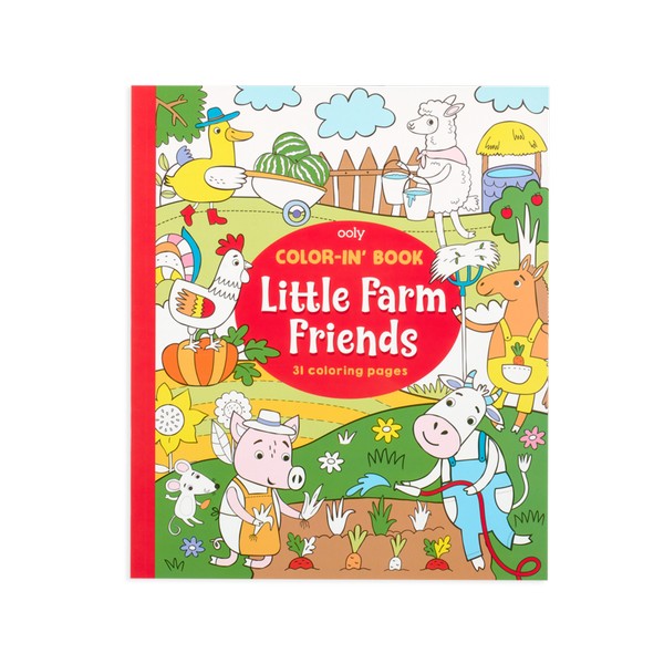 Ooly Colouring Book | Little Farm Friends