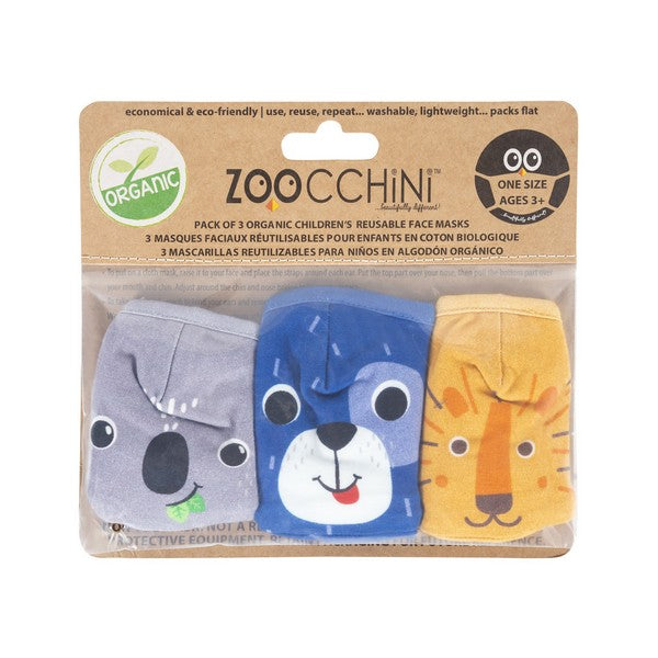 Zoochini Children's Face Masks - Dog Set of 3
