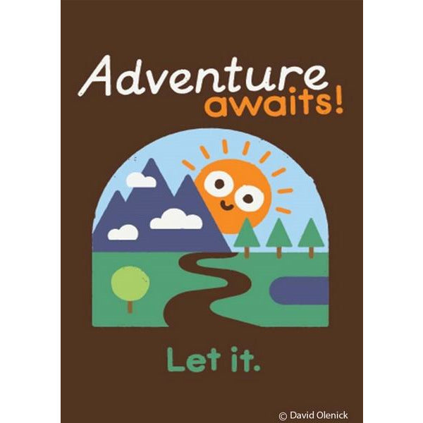 Adventure Awaits Let It - Magnet