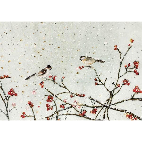 Snowy Birds - 3728
