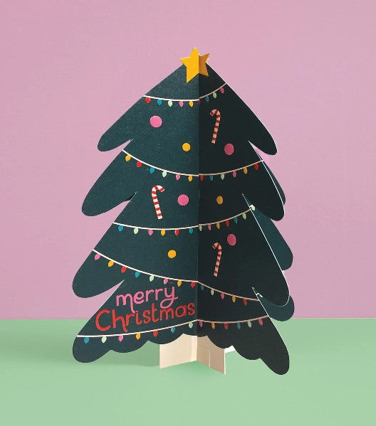 3D Christmas Tree Foldout Card