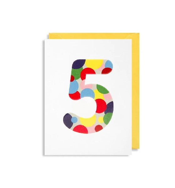 5th Birthday Mini Card