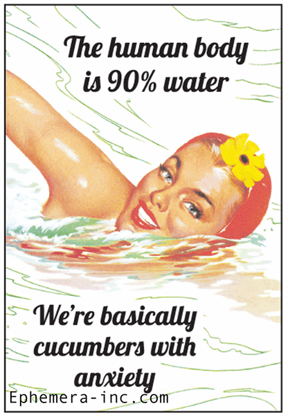 Cucumbers With Anxiety Magnet