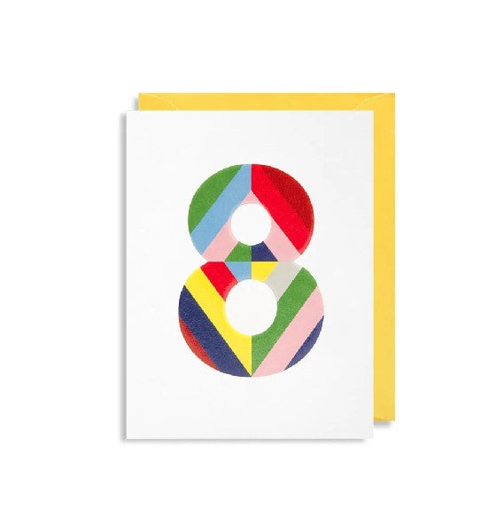 8th Birthday Mini Card