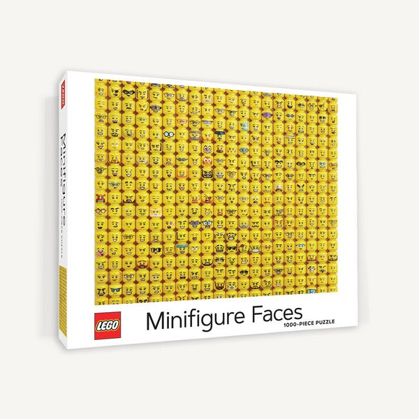 Lego Minifigures Faces 1000 Piece Puzzle