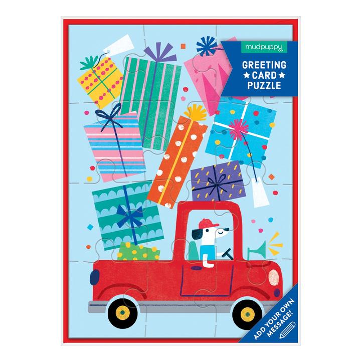 Birthday Truck - Puzzle Card