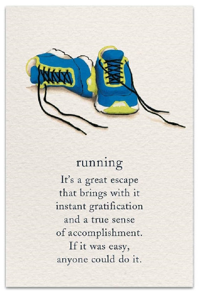Running Birthday Card