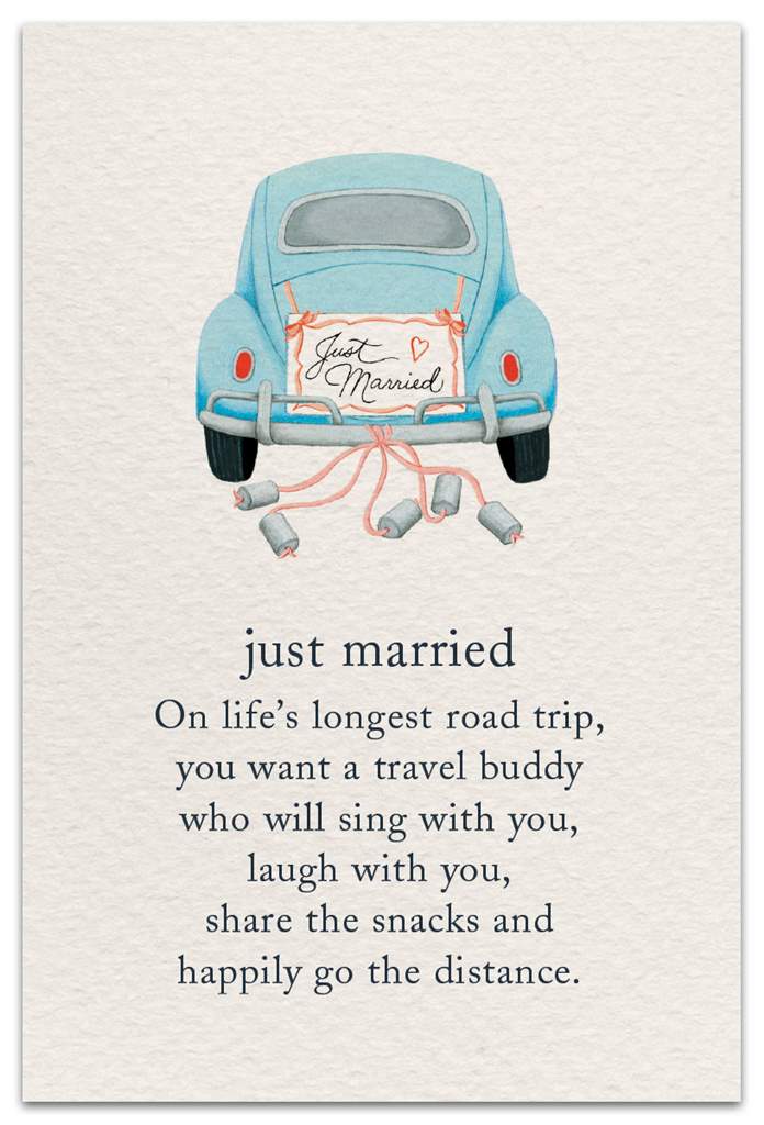 Just Married Wedding Card