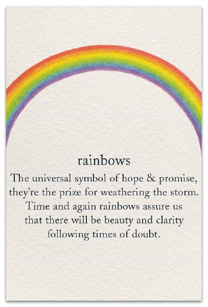Rainbows Friendship Card