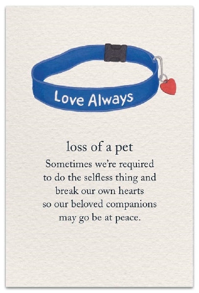 Love Always Pet Sympathy Card