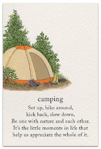 Camping Birthday Card