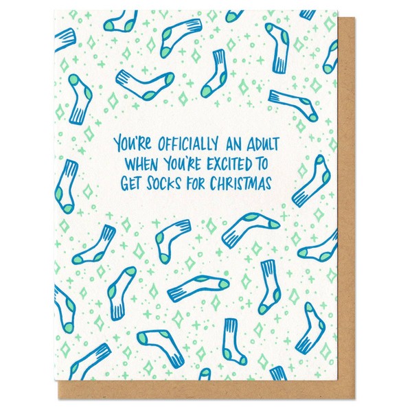 Socks For Christmas Card