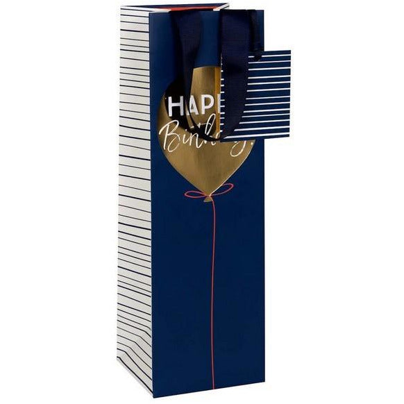 Birthday Balloon - Wine Gift Bag