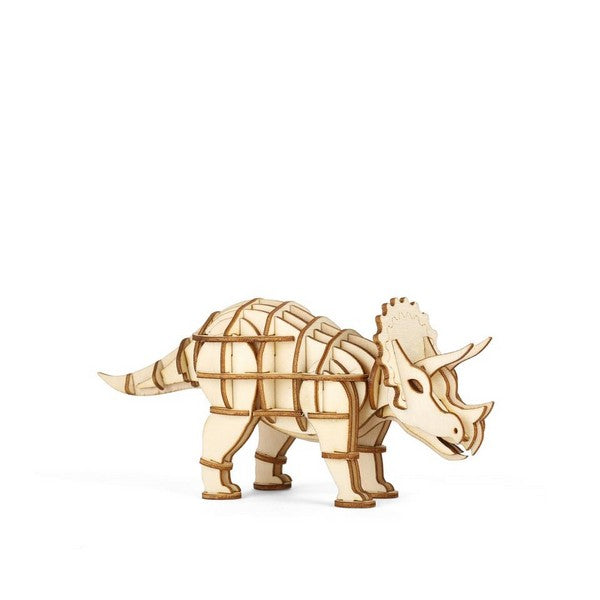 3D Wooden Puzzle - Triceratops