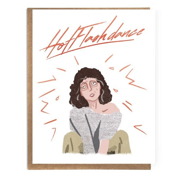 Hot Flashdance Blank Humour Card