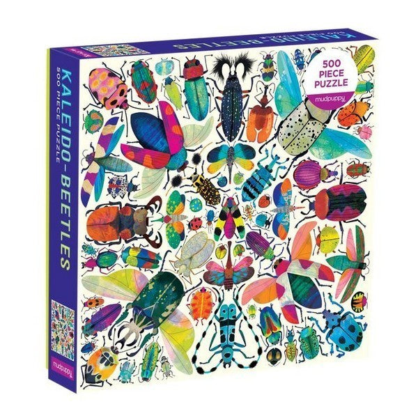 Mudpuppy 500 Piece Puzzle | Kaleido-Beetles