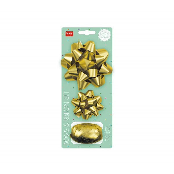 Ribbon & Bow Set | Gold