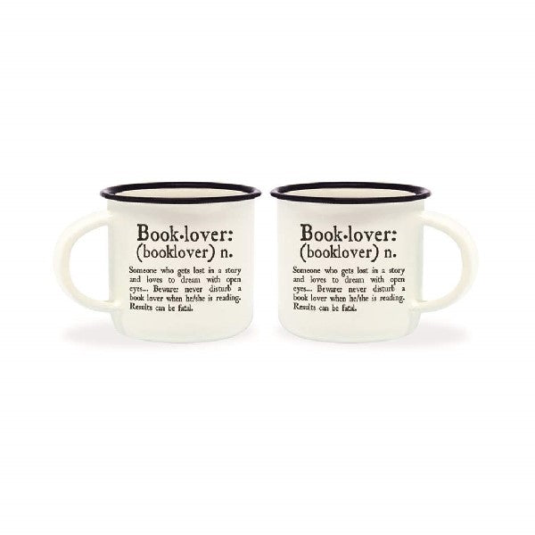 LEGAMI MUG SET BOOKLOVER ESPRESSO