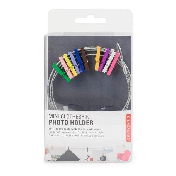 Mini Clothespin Photo Holder