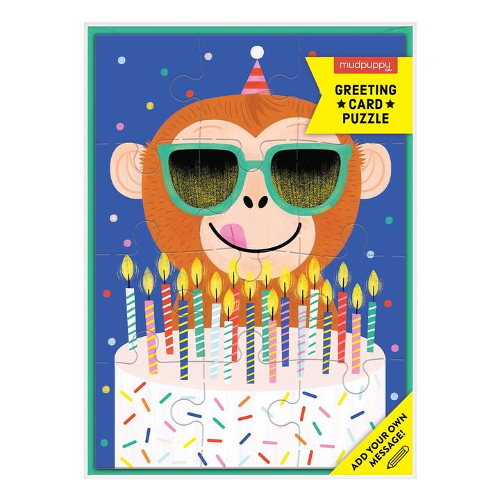 Monkey Cake - Puzzle Card