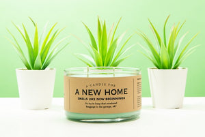A New Home Candle