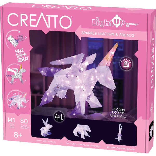 Thames & Kosmos Light Up 3D Puzzle | Sparkle Unicorn & Friends